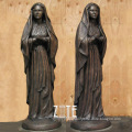 Outdoor Garden Ornament life size bronze virgin mary statue